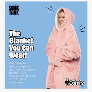 Comfy Pink Hooded Robe